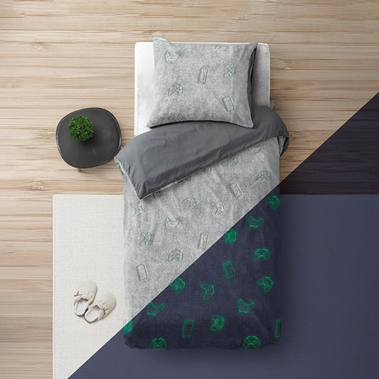 Sleeptime Dekbedovertrek Glow in the Dark Games 140×200 cm – Multi