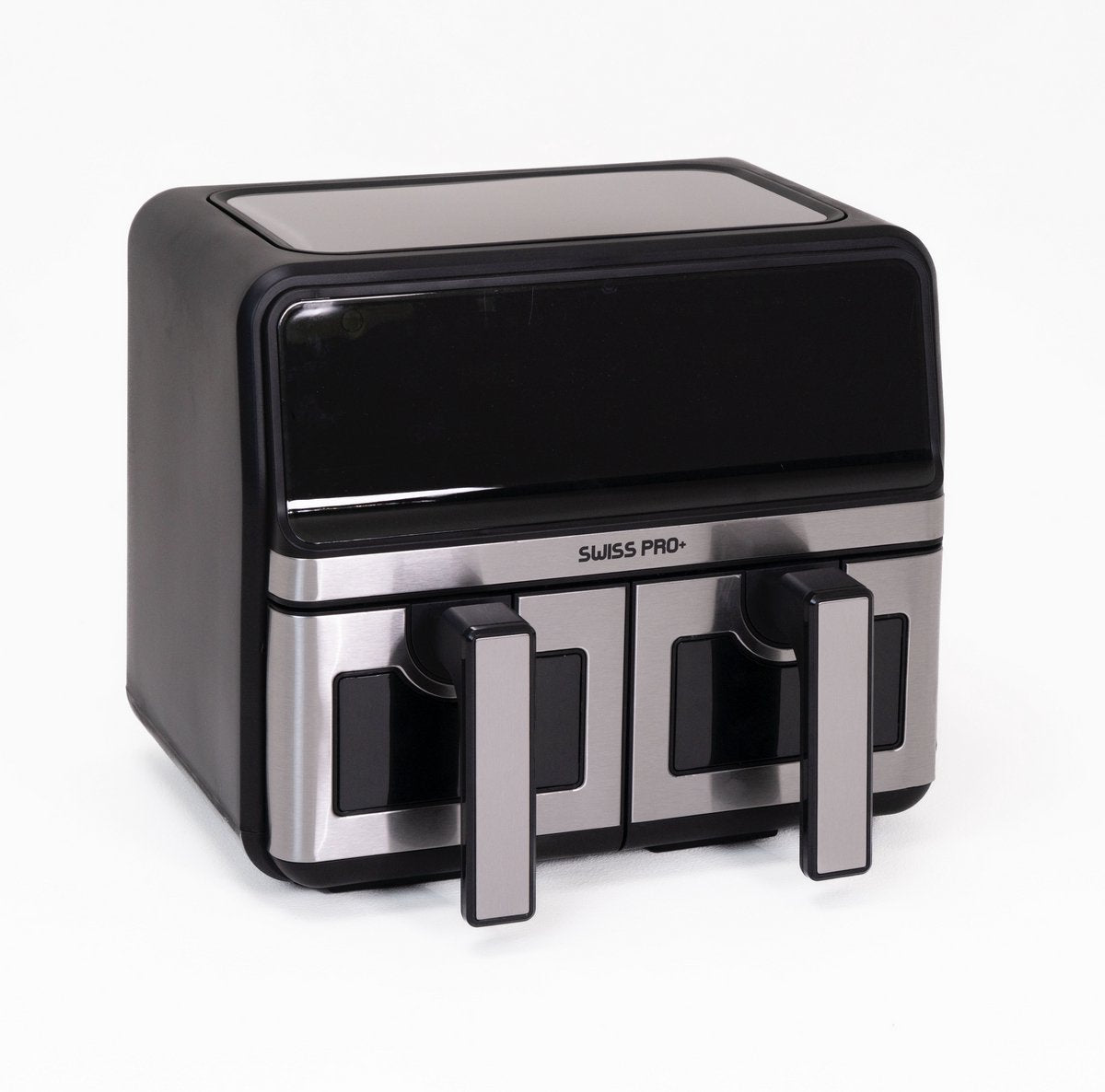 Swiss Pro+ Dubbele Airfryer 8L (SP‑AF8L2G) – Dual Zone • 2400W • XXL Heteluchtfriteuse