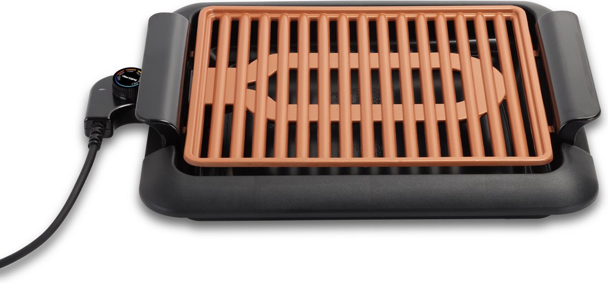 Swiss Pro+ Elektrische Grill - 4 tot 6 Personen - Tafel BBQ 1250W