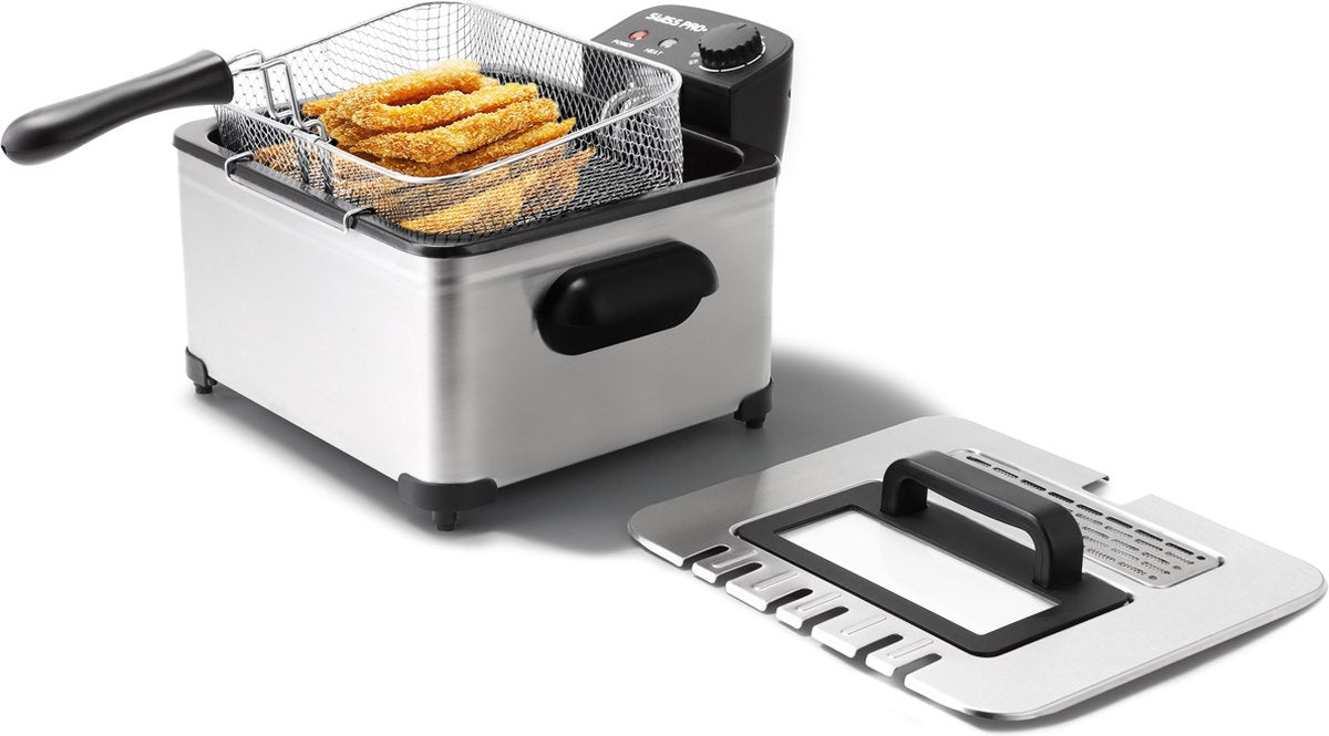 Swiss Pro+ Friteuse 5 Liter (SP‑DFRY5L) – Rookvrij, Krachtig & Ideaal voor Grote Gezinnen