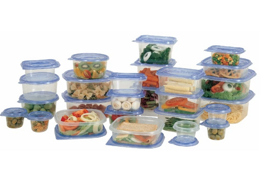 Royal Swiss Voedselcontainerset 104-delig – BPA-vrij – Stapelbaar – Mealprep
