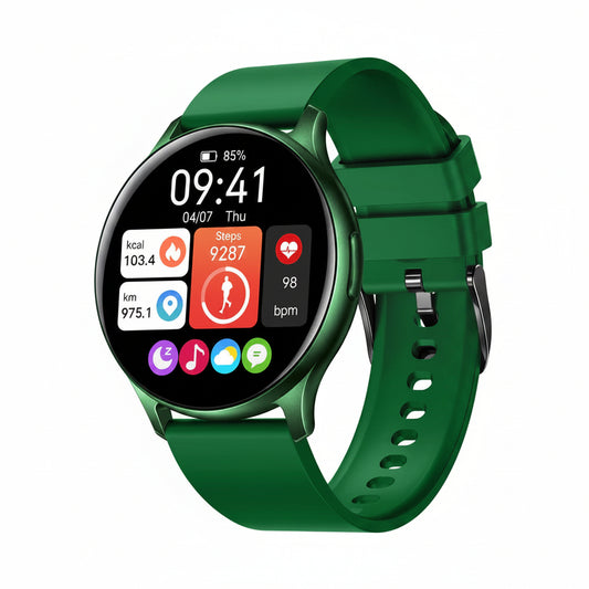 Valante ProXena Smartwatch 44mm – Groen – Hartslagmeter & Bellen via Bluetooth